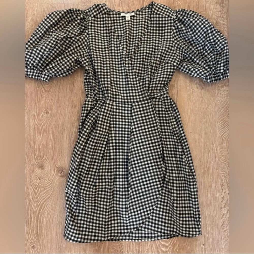 Topshop Gingham Dress